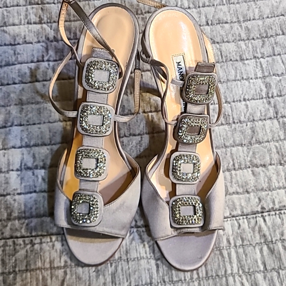 Manolo Blahnik elegant evening shoes